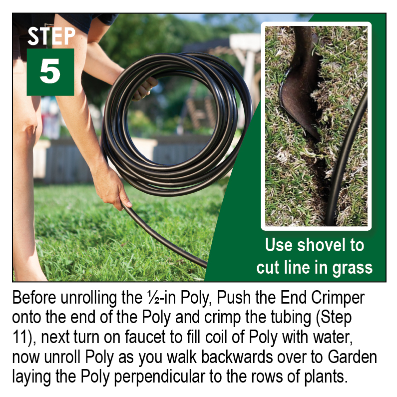 Picture of Vegetable Garden Drip Kit-6 in Spacing